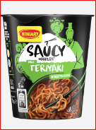WIN DANIE W 5 MIN.KUBEK SAUCY NOODLES SM. TERIYAKI 75G /8