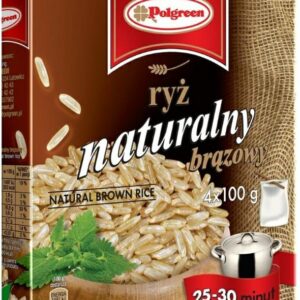 POLGR.RYŻ NATURALNY BRĄZOWY4X100G/12