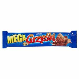 GOP. GRZEŚKI- MEGA KAKAOWE W CZEK.48G/36 GRANATOWE