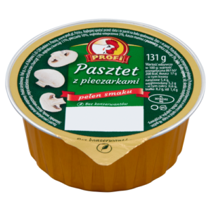 PASZTET DROBIOWY Z PIECZARKĄ 131G PROFI/ 24