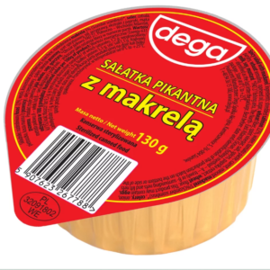 DEGA 130G SAŁATKA PIKANTNA Z MAKRELĄ /12