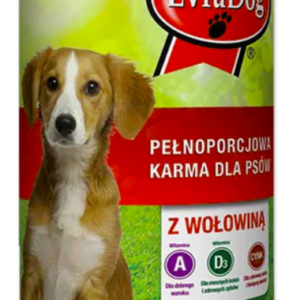 EVRA DOG PIES 1250G PUSZKA WOŁOWINA/6