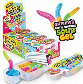 G JOHNY BEE DIPPER WORMS ŻELKI 60G/12 "186"