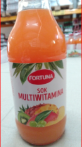 FORTUNA 0,3L SOK MULTIWITAMINA/15 SZKŁO