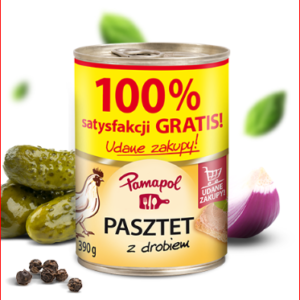 PAMA PASZTET DOM.Z DROBIEM 390G/10 PUSZKA