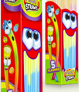 G JOHNY BEE FRUIT STRAWS 12G/90 "190"
