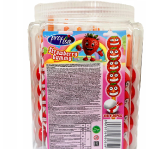 G PROFISA STICK STRAWBERRY GUMMY 10G/30 PUDEŁKO PLASTIK." A 26"