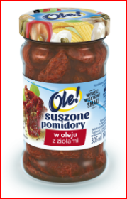 OLE! SUSZ.POMIDORY W OL.Z ZIOŁ.305ML/6
