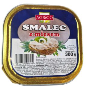 AGRICO 300G SMALEC Z MIĘSEM/6 KWADRAT,