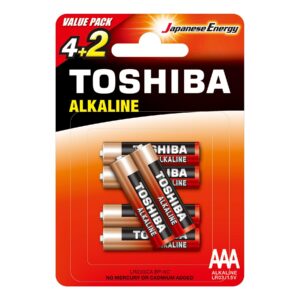 BATERIA TOSHIBA RED LR03/ OP 6SZT/12 AAA