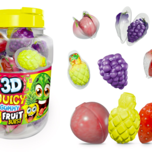 G JOHNY BEE JUICY GUMMY 3D FRUITS BURST/60 "401"
