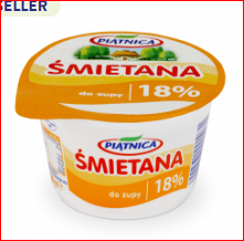 N PIĄTNICA ŚMIETANA 18% 200G/12