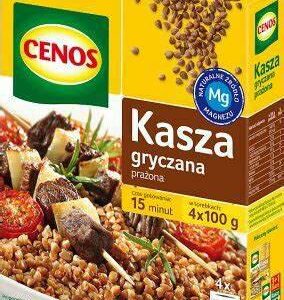 CENOS KASZA GRYCZANA PRAŻONA 4x100G KARTONIK/12