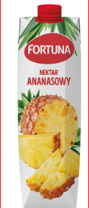 FORTUNA 1L NEKTAR ANANASOWY 100%/12 karton