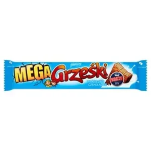 GOP. GRZEŚKI-MEGA W MLECZNEJ CZEK.48g/36 NIEBIESKIE