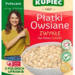 KUPIEC PŁATKI OWSIANE ZWYKŁE 400G/6