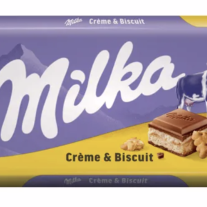 MILKA CZEKOLADA 100g CREME AND BISCUITS/18 &