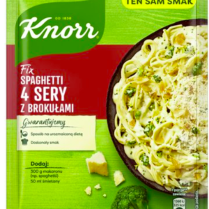 KNOR FIX D.SPAGETTI 4 SERY Z BROKUŁAMI 43G /20