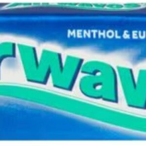 GUMA- ORBIT DRAŻE AIRWAVES MENTHOL&EUCALYPTUS 14G/30 NIEBIESKIE