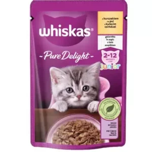 P WHISKAS 85G SASZ-JUNIOR KURCZAK/28