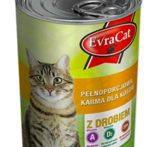EVRA CAT KOT 415G PUSZKA DRÓB/12