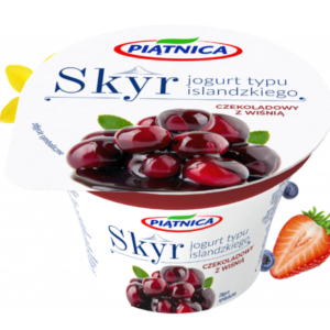 N PIĄTNICA JOGURT SKYR 150g CZEKOL. Z WIŚNIĄ /12