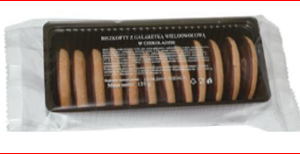 DELICPOL P.BISZ.135G Z GAL. POMARAŃCZOWĄ/CIEMNE /30 op.przezroczyste