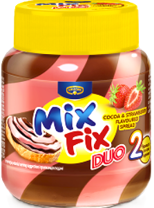 KRUGER KREM MIX FIX KAKAO-TRUSKAWKA 350G/12