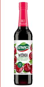 ŁOWICZ SYROP 0,4L WIŚNIA/6