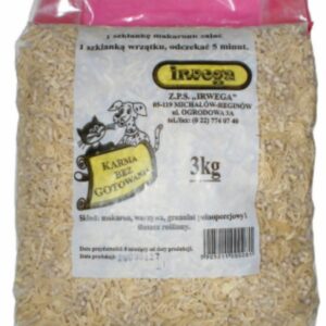 MAKARON IRWEGA DLA ZWIERZĄT BEZ GOTOWANIA 3KG