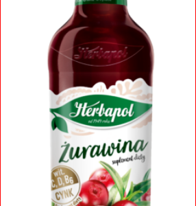 HERBAPOL SYROP ŻURAWINA 420ML/8