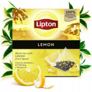 LIPTON EX 20SZT- BLACK LEMON 34G /12 piram