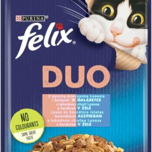 P FELIX FANTASTIC SASZ. DUO ŁOSOŚ-SARDYNKA 85G/26 KOT