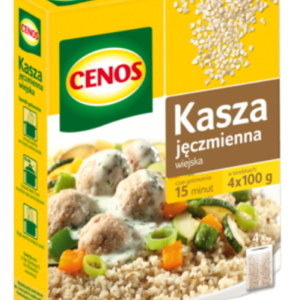CENOS KASZA JĘCZMIENNA WIEJSKA 4x100G KARTONIK/12