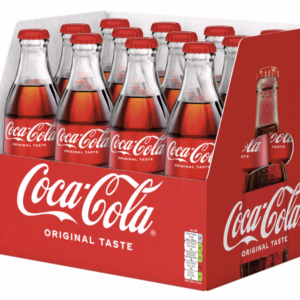 COCA COLA 0,33L SZKŁO/12 -op NOWOŚĆ KARTON PAPIEROWY