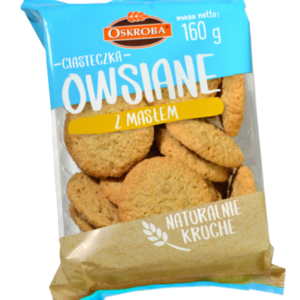 OSKROBA CIASTECZKA OWSIANE 160 g /12