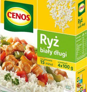 CENOS RYŻ BIAŁY DŁUGI 4x100G KARTONIK /12