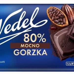 WEDEL CZEK.80G MOCNO GORZKA 80%/22/48
