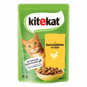 P KITEKAT 85G-SASZ.KURCZAK W SOSIE /28