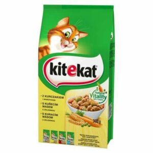 P KITEKAT 300G-SUCHY KURCZAK-WARZYW/14 TORBA