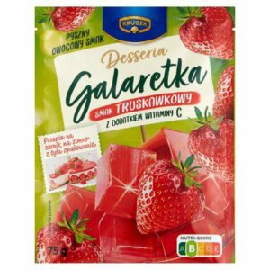 KRUGER GALARETKA DESSERIA TRUSKAWKA 75G/25