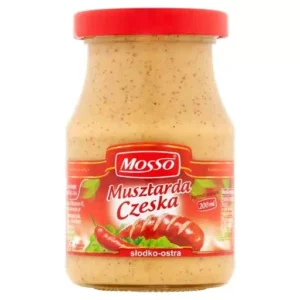 MOSSO MUSZTARDA SŁOIK CZESKA 180G/6