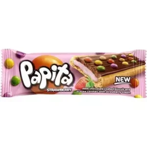 TIM BATON PAPITA STRAWBERRY 33G/24 RÓŻOWA