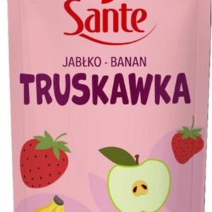 SANTE MUS 100% TRUSKAWKA BANAN JABŁKO 200G /10