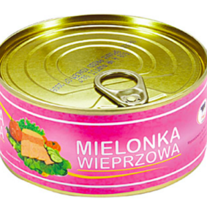 KONSERWA MIELONKA WIEPRZOWA 300G PMB/16 RÓŻOWA