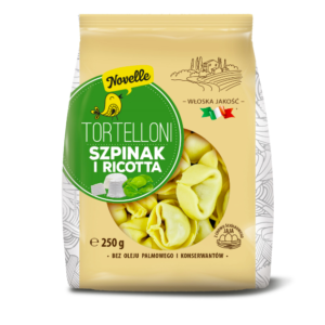 MAKARON NOVELLE TORTELLINI SZPINAK I RICOTTA 250G /12