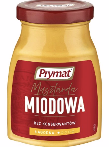 PRYM. MUSZTARDA MIODOWA 185G /9