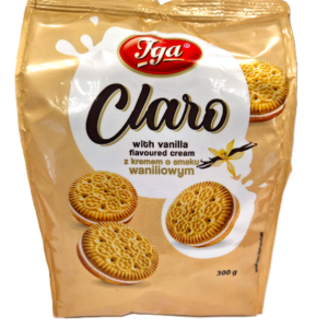 IGA P. CLARO Z KREMEM WANILIOWYM 300G/12
