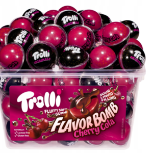 G ŻELKI TROLLI BOMBS CHERRY COLA 1128g /60 "140 A"