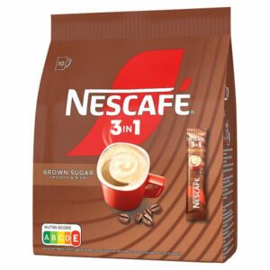 KAWA NESCAFE TORBA 3W1 BROWN SUGAR 10*16,5G/18 TOREBKA